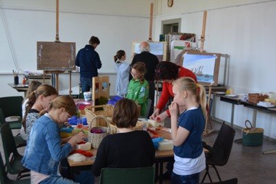 Vilten en schilderen als Chris ten Bruggen Kate