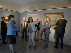 Burgemeesters bezoeken Noord-Veluws Museum