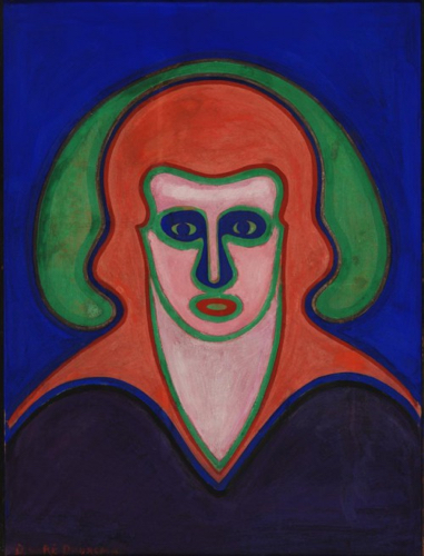 Duursma portret, gouache 50×66 1910 Museum Belvedere Oranjewoud