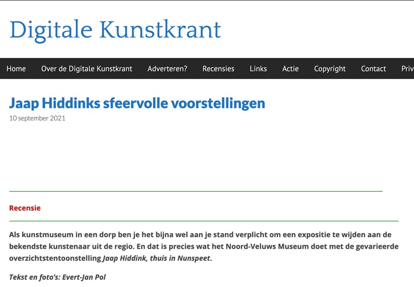Recensie Digitale Kunstkrant