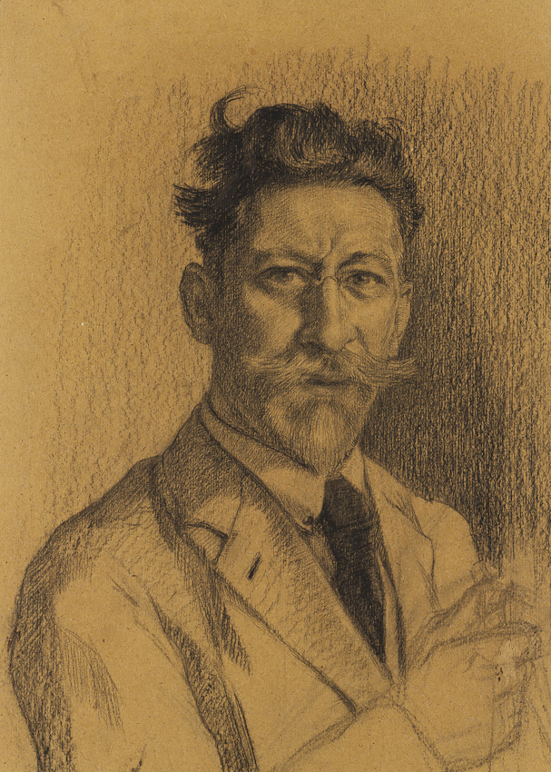 Zelfportret schilder 1925
