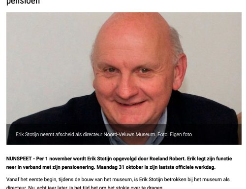 Directeur Erik Stotijn gaat met pensioen